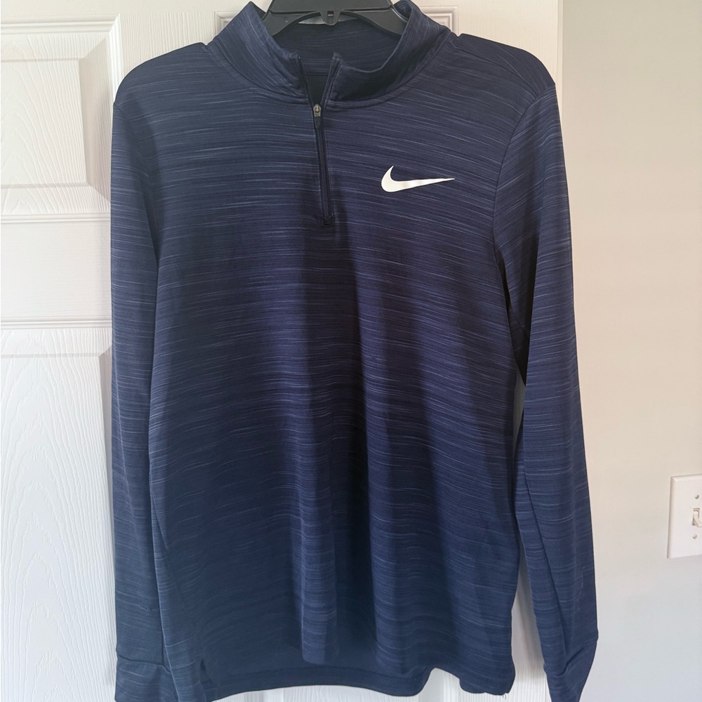 Nike Navy Quarter-Zip Pullover